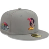 NEW ERA NEW ERA GRAY BOSTON RED SOX COLOR PACK 59FIFTY FITTED HAT