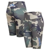 Pro Standard Camo Los Angeles Dodgers Allover Print Bike Shorts In Camo