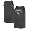 PROFILE PROFILE HEATHER CHARCOAL CHICAGO WHITE SOX BIG & TALL ARCH OVER LOGO TANK TOP