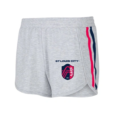 Concepts Sport Grey St. Louis City Sc Cedar Tri-blend Shorts
