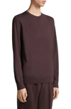 Zegna Cashseta Sweater In Dark Purple