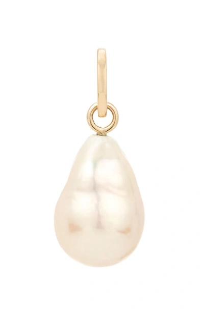 Adina Reyter 14k Yellow Gold Cultured Freshwater Pearl Drop Hinged Charm