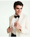 Brooks Brothers Classic Fit Wool 1818 Dinner Jacket In White