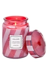 Voluspa Crushed Candy Cane Large Jar Candle, 18 Oz. In Crushed Candy Cane