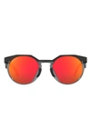 Oakley Hstn 52mm Irregular Sunglasses In Grey Jeans