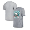 NEW ERA NEW ERA GRAY MIAMI DOLPHINS TEAM LOGO T-SHIRT