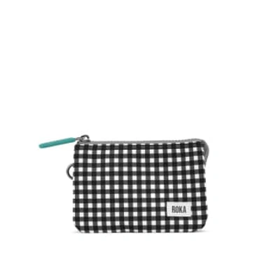 Roka Carnaby Small Sustainable Wallet In Black