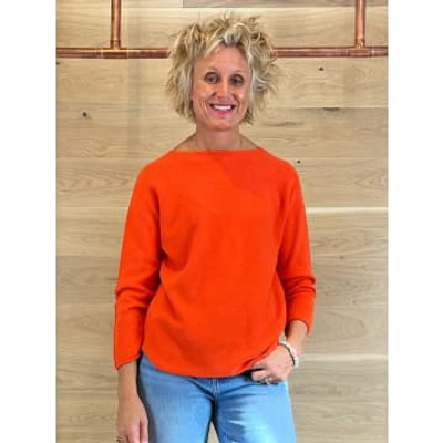 Acl Round Neck Jumper Orange