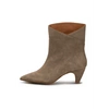 SHOE THE BEAR TAUPE PAULA SUEDE BOOTS