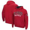 COLOSSEUM COLOSSEUM RED NC STATE WOLFPACK DOUBLE ARCH PULLOVER HOODIE