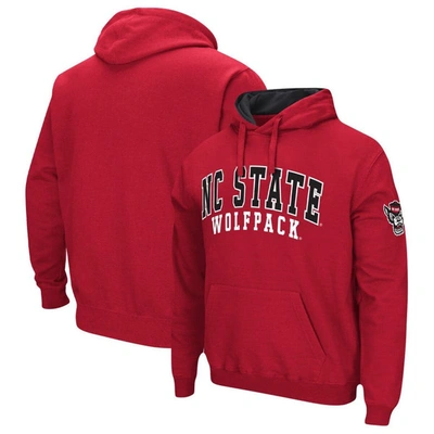 COLOSSEUM COLOSSEUM RED NC STATE WOLFPACK DOUBLE ARCH PULLOVER HOODIE