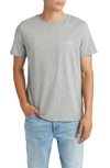 Apc Mens Item Logo T-shirt In Grey