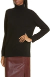 Vince Weekend Turtleneck Sweater In Black