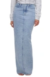 GOOD AMERICAN DENIM MAXI SKIRT