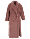 Max Mara Zitto Madame Teddy Coat In Purple