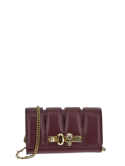 Alexander McQueen Women's Green Bosch Knuckle Clutch (Calf Leather)