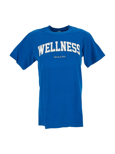 Sporty And Rich Blue Wellness Ivy T-shirt