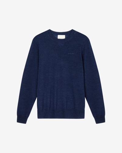 Isabel Marant Basile Merino Sweater In Blue