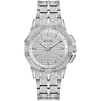 Pre-owned Bulova Women's Classic Silver Dial Watch - 96l305