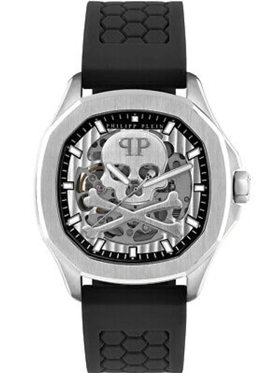 Pre-owned Philipp Plein Pwraa0123 High-conic Automatic Mens Watch 42mm 5atm