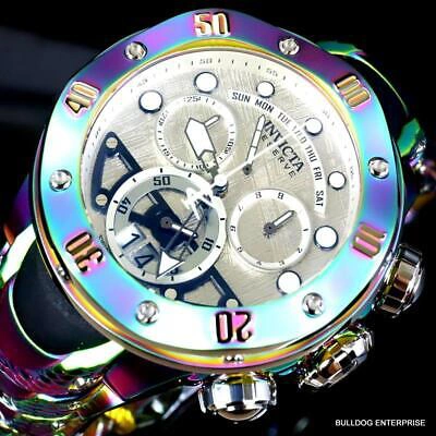 Pre-owned Invicta Reserve Kraken Meteorite Swiss Ronda 5040.n Iridescent Steel Watch