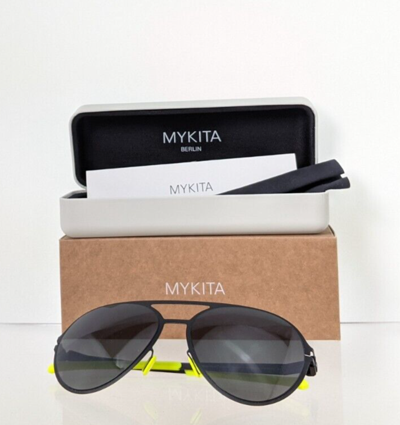 Pre-owned Mykita Brand Authentic  Gustl Col. F25 56mm Matte Black Frame In Gray