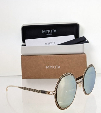 Pre-owned Mykita Brand Authentic  Sunglasses Studio 6.3 Col. 342 53mm In Grey & Gold