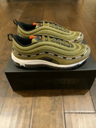Pre-owned Nike Air Max 97 X Undefeated Undftd Militia Green Black Orange Size 11 Deadstock