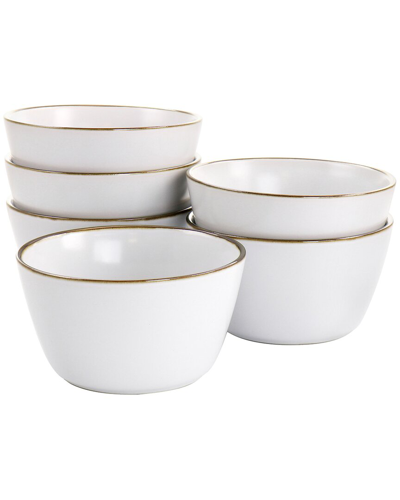 ELAMA ELAMA ARTHUR 6PC STONEWARE BOWL SET