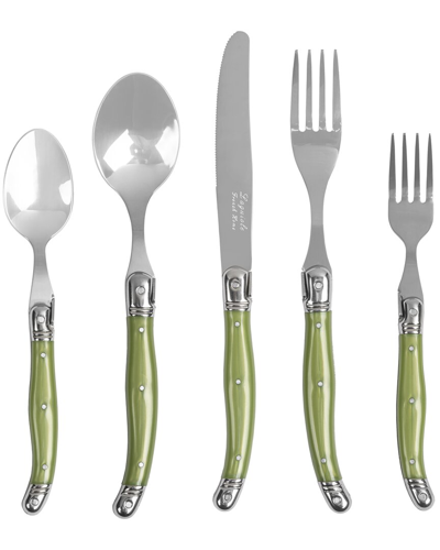 French Home 20pc Stainless Steel Laguiole Flatware Set