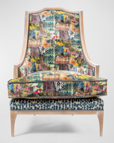 Mackenzie-childs Mosaic Chair In Multi