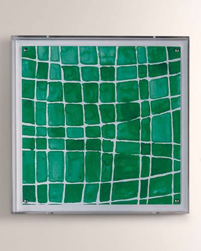 Port 68 Emerald Squares Wall Art