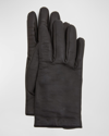 SAINT LAURENT YSL VINTAGE-STYLE SLIT GLOVES