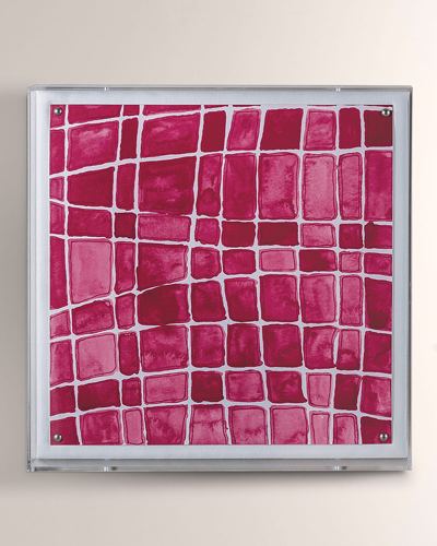 Port 68 Magenta Squares Wall Art