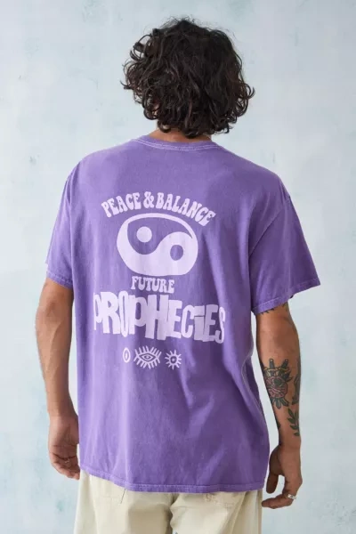 Urban Outfitters Uo Lilac Future Prophecies Tee