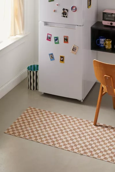 Urban Outfitters Micro Check Floor Mat