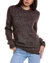 THEORY THEORY SPECKLED ALPACA-BLEND CREWNECK SWEATER