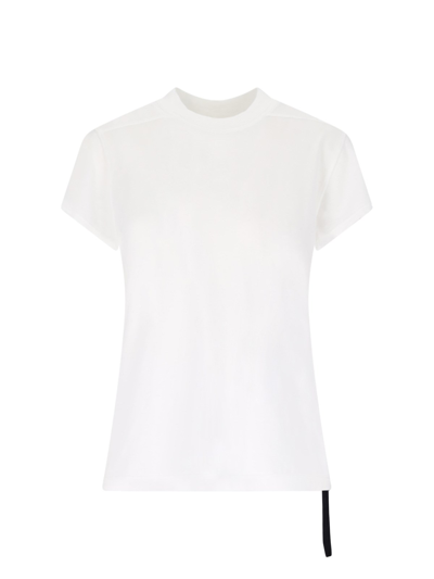 Rick Owens Drkshdw Basic T-shirt In White