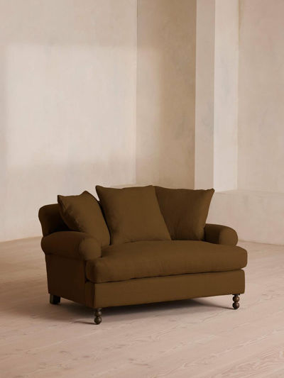 Soho Home Audrey Loveseat In Brown