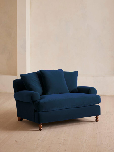 Soho Home Audrey Loveseat In Blue
