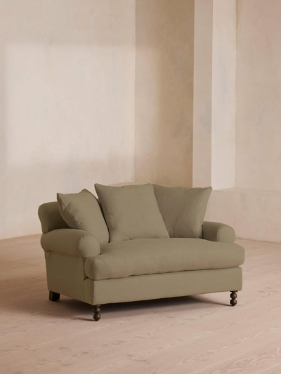 Soho Home Audrey Loveseat In Green