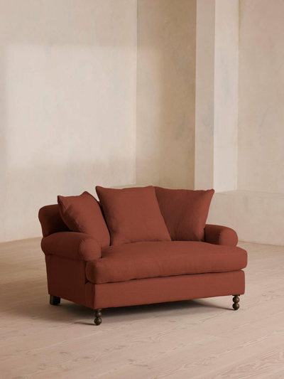 Soho Home Audrey Loveseat In Brown