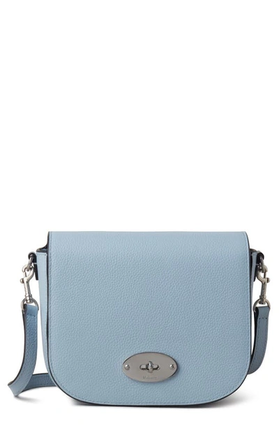 Mulberry Small Darley Leather Crossbody Bag In Blue