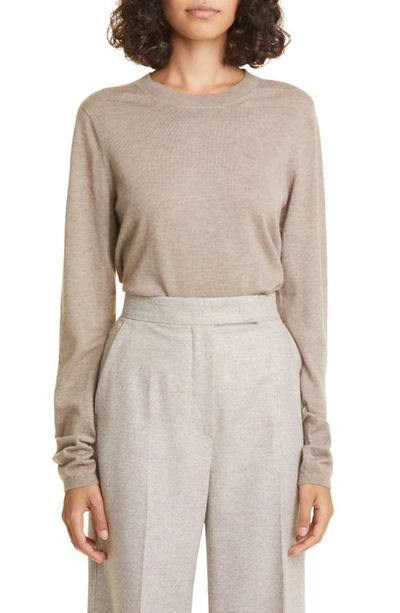 Max Mara Casarsa Cashmere Knit Jumper In Nude & Neutrals