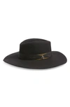 Rag & Bone Women's Thames Wool Fedora In Black