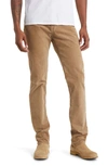 Ag Tellis Slim Fit Twill Pants In Sulfur Light Truffle