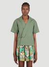 Kenzo Women Printed Mini Skirt In Green