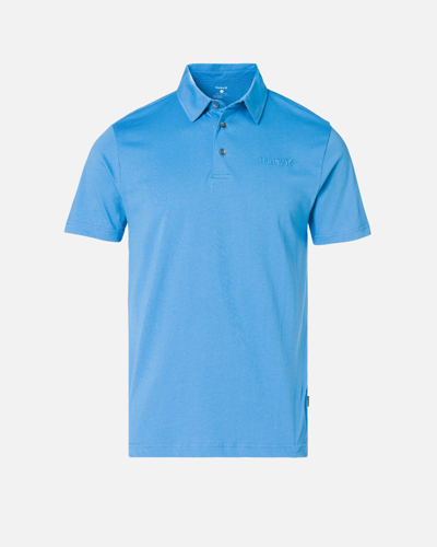 United Legwear Men's Essential One And Only Short Sleeve Polo In Light Blue
