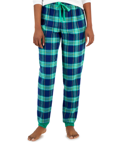 Jenni Women's Cotton Flannel Pajama Pants, Created For Macy's In Shirt Plaid