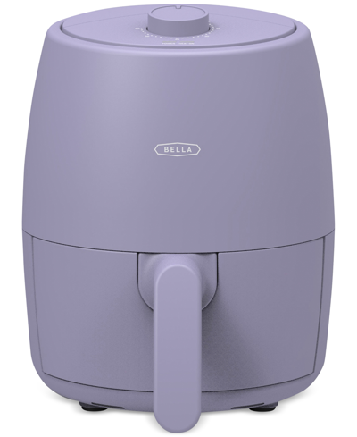 Bella 2-qt. 1200-watt Circular-heat Black Air Fryer In Lilac
